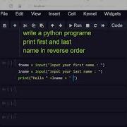 Python Program To Print First And Last Name In Reverse Order Beginners 33