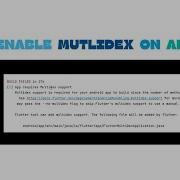 How To Enable MultiDex Support In Flutter Android App Android Studio