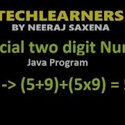 Special Two Digit Number In Java