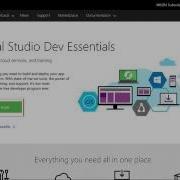 Microsoft Visual Studio Dev Essentials Syncfusion