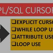 PL SQL Explicit Cursor Use With While Loop In Oracle Database