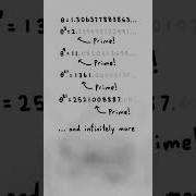 Infinite Prime Numbers From One Constant Maths Interesting