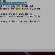 Source Code Of Advance Folder Lock System In Vb Net