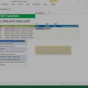 How To Use DATEDIF Function In Excel