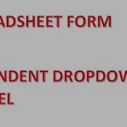 Apps Script Userform Alternative Spreadsheet Form Dependent Dropdown 4 Levels
