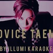 Taemin Advice English Karaoke