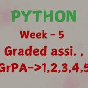 Python Week 5 GA And GrPA Solutions