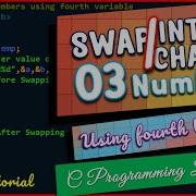 Swap Or Interchange Three Numbers Using Fourth Variable C Prog Language Flowchart Example Part I
