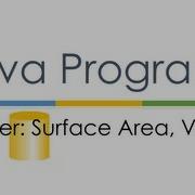 18 Java Area And Volume Of Cylinder Code