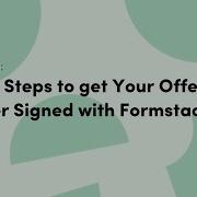 Final Steps To Get Your Offer Letter Signed With Formstack