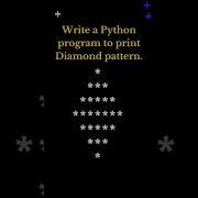 Diamond Pattern Using Python Interview Question Python3 Coding Pythonforbeginners
