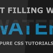 Text Filling With Water Pure CSS Tutorials Cool CSS Animation Effects