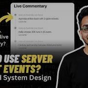 Implementing Live Commentary In React Server Sent Events SSE Frontend System Design