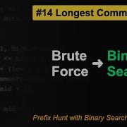 LeetCode 14 Longest Common Prefix In Java Brute Force Vs Trim Vs Binary Search Huge Perf Win