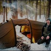 Camping In The Worlds SMALLEST Hot Tent With A Woodstove