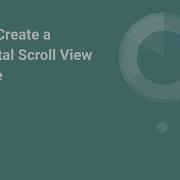 How To Create A Horizontal Scroll View In Xcode