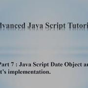 Date And Time Formats In Javascript