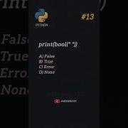Python Quiz Challenge Day 13 Can You Solve This Shorts Python