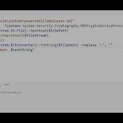 MD5 Hash Of A File Using Net And PowerShell