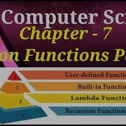 12th Computer Science Chapter 7 Lamda Function Anonymous Function