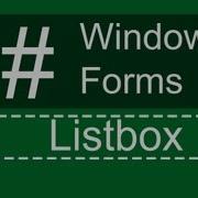 C Listbox Windows Forms