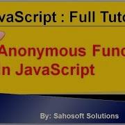 Anonymous Function In JavaScript JavaScript Full Tutorial In Hindi