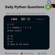 Python Coding Challenge Day 31 What Is The Output Of The Following Python Code