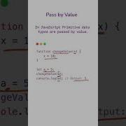 Pass By Value Vs Pass By Reference Javascript Coding React Nodejs Codinginterview Shorts Js