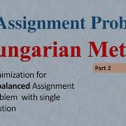 Assignment Problem Hungarian Method Unbalanced