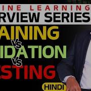 Training Data Vs Validation Data Vs Testing Data L Machine Learning Interview Series L In Hindi