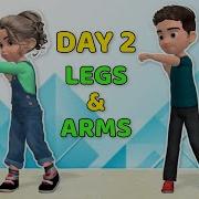DAY 2 OF 3 STRONGER LEGS ARMS KIDS DAILY EXERCISE
