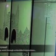 Emboddied Media Students First Test On The Demo Multitouch Wall