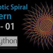 Hypnotic Spiral Pattern Using Turtle Graphic In Python Part 01