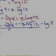 Exponential Equation Solving With Logs Example 3