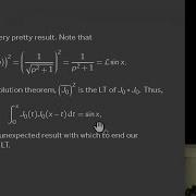 Integral Transforms Lecture 6 Laplace Convolution Inversion Oxford Maths 2nd Yr Student Lecture