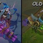 Updated Arcane Fractured Jinx Vs OLD Arcane Fractured Jinx Skins Comparison League Of Legends