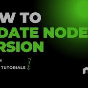 How To Update Node Version Using NVM MacBook Tutorials