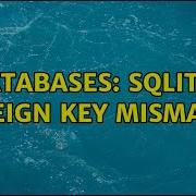 Databases SQLite3 Foreign Key Mismatch