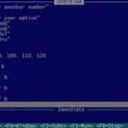 Программа QBASIC 8 меню с возможностью перехода