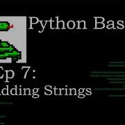 Python Basics Adding Strings