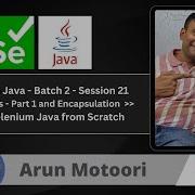 Day 21 Modifiers Part 1 And Encapsulation Selenium Java Batch 2