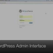 WordPress Admin Interface