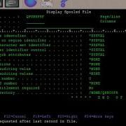 Учебное пособие по AS400 WRKSPLF