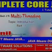 Core Java Multi Threading Introduction Part 1