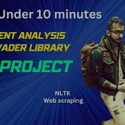 Sentiment Analysis Under 10 Minutes Vader Library NLTK Mini Project Sentimentanalysis Vader