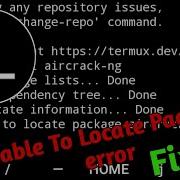 E Unable To Locate Package In Termux Fixed