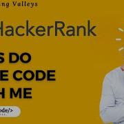 HakerRank Problem 001 Counting Valleys