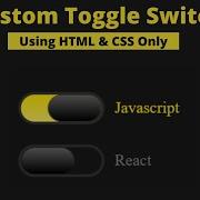 Create A Custom Toggle Switch With Pure CSS