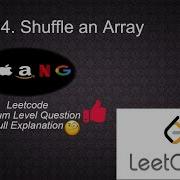 384 Shuffle An Array Medium Level Interview Question Solution In Python