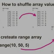 13 How To Shuffle Array Values In Php Tamil Range Function In Php